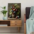 thumbnail image 5 of Rustic Fig Fruit Still Life Canvas Print, Dark Botanical Farmhouse Kitchen Dining Room Home Wall Decor Art, 5 of 8
