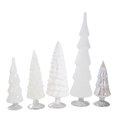 thumbnail image 3 of Cody Foster White Hued Glass Trees Set / 5 - 5 Glass Trees 17 Inch, Glass - Christmas Village Decorate Ms2040w, 3 of 3