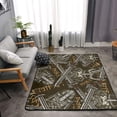thumbnail image 2 of DouZhe Medieval Nordic Viking Warriors Pattern Area Rugs Non-Slip Machine Washable Floor Mat, Style Carpet Doormat, 63x48 inches, 2 of 6