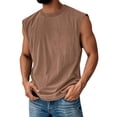 thumbnail image 2 of Inglocry Men's Tank Tops Sleeveless Muscle Shirts, Cotton Acid Wash Loose Fit Workout Tanks Tees for Running Beach 2026 Coffee M, 2 of 4