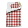 thumbnail image 2 of Red and White Checkered Duvet Cover and Pillowcase Set for Single Bedding, Bedroom Accessories for Kids Teens, 2 of 5
