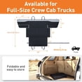 thumbnail image 2 of Dog Truck Seat Covers For Crew Cab Truck With Fold Up Seats, Truck Dog Seat Cover Back Seat With Door Protection, Truck Back Seat Cover For Dogs Fits F150, Ram, Silverado, Tundra, 2 of 6