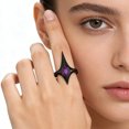 thumbnail image 4 of Edgy Irregular Spikes Punk Rings with Adjustable for Unisex Comfort and Disaffected Fashion Sturdy Metal Alloy, 4 of 9