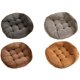 thumbnail image 3 of Xiao Hua Cojines redondos para silla de 56 x 56 cm para interior y exterior, cojines para muebles de patio, cojines de meditación para yoga, sala de estar, sofá y balcón, color caqui., 3 of 5
