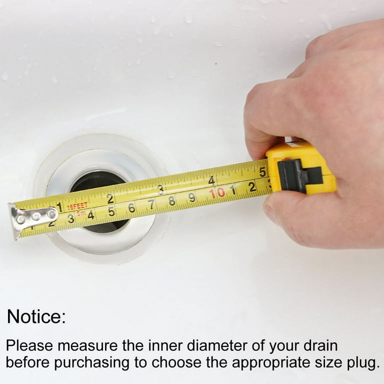 Lasco Hollow 1-3/8 In. White Sink Rubber Drain Stopper - Power