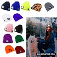 thumbnail image 3 of Gorro inteligente para montañismo, gorro con Bluetooth, pantalla led luminosa, rosa Feliz Sencillez, 3 of 5