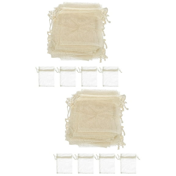 200 Pcs Small Organza Bag Convenient Bags Candy Pouches Gift Portable Mesh for Party