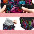 thumbnail image 4 of Graffiti Foldable Car Trash Can with Lid - Leak-proof Hanging Storage Bag for Car - Trash Can for Car, 4 of 6
