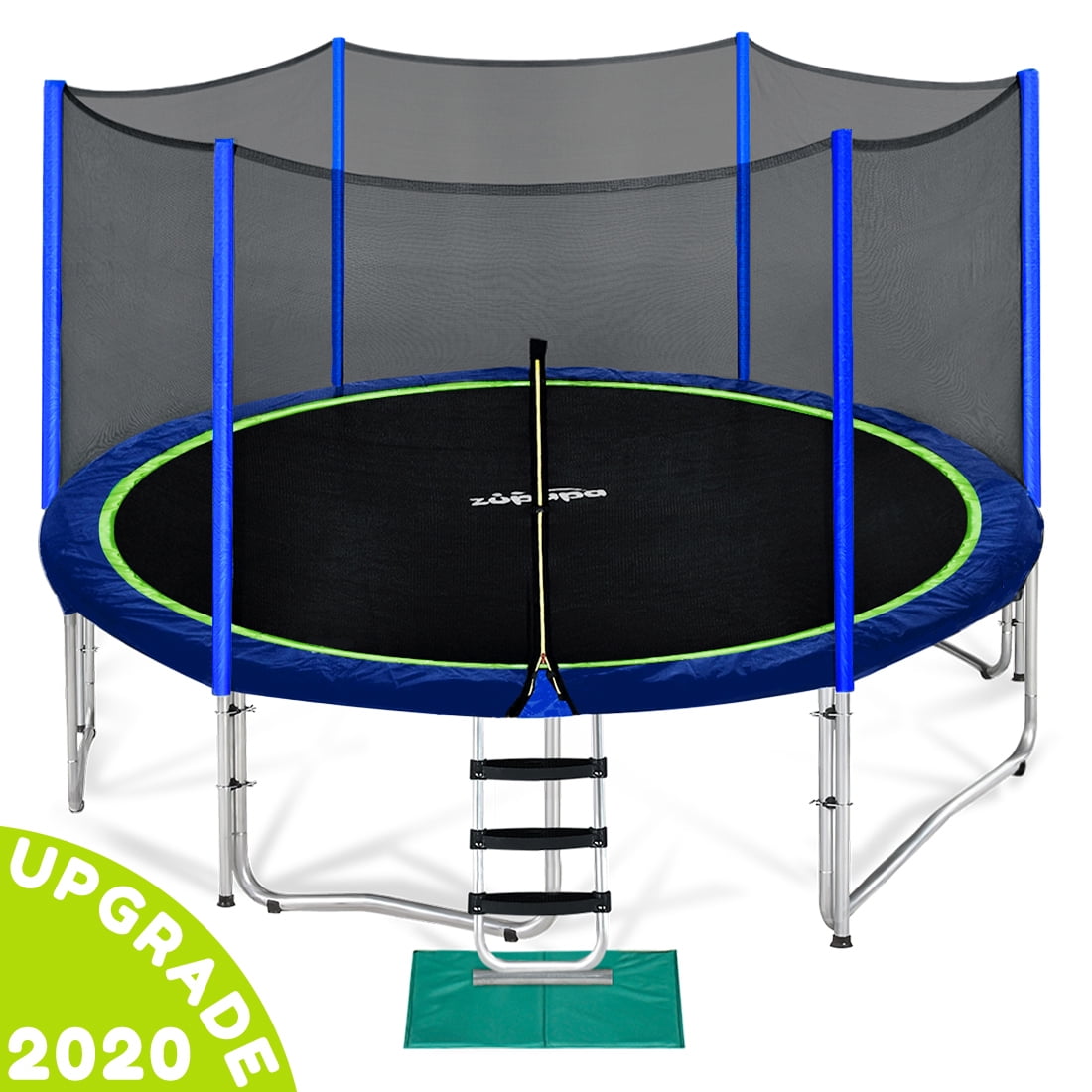 Zupapa 15 14 12 10 FT Trampoline 425LBS Weight Capacity for Kids with