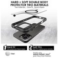 thumbnail image 2 of Uolo Soul+ iPhone 16 Pro Drop Rated Military-Grade Protective [MagSafe] Hard Shell Case, (4ft Drop Tested Slim Case) Black, 2 of 5