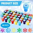thumbnail image 2 of Sellos de copos de nieve de invierno Skylety, 60 unidades, para niños, 2 of 7