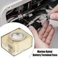 thumbnail image 2 of Unique Bargains Waterproof 50A Marine Rated Battery Fuse Terminal Fuse Only 58V DC Maximum, 2 of 6