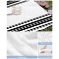 thumbnail image 6 of Black Striped Beach Towels Oversized Super Absorbent,Modern White Striped Abstract Art Aesthetics Lightweight Bath Towel Quick Dry Sets For Bathroom/Pool/Rv Camping/Beach Play/Gym Room/Picnic 35"x70", 6 of 8