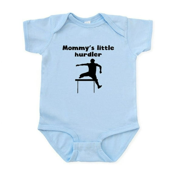 CafePress - Mommys Little Hurdler Body Suit - Baby Light Bodysuit, Size Newborn - 24 Months