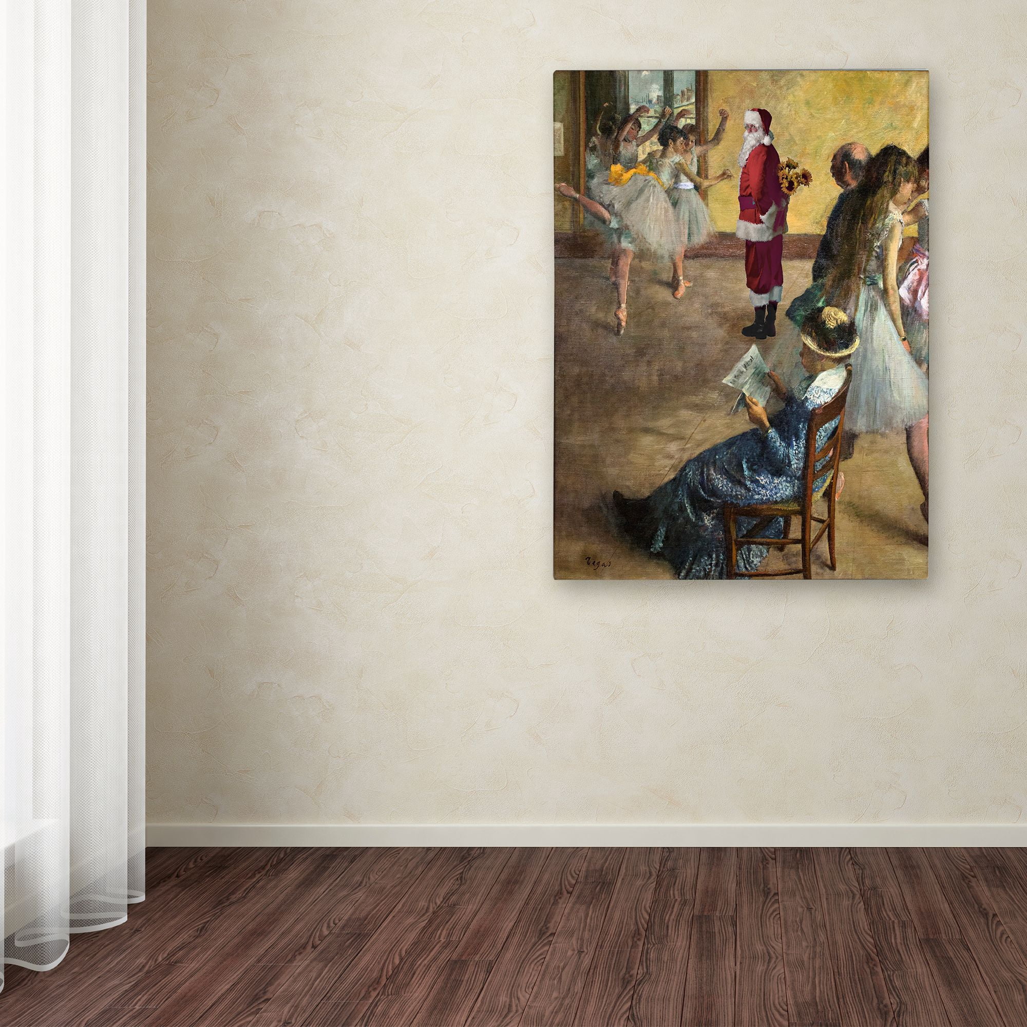 Trademark Fine Art 'Degas-The Dance Class' Canvas Art by Ed Wheeler
