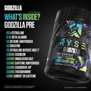RYSE Godzilla X Noel Deyzel Pre Workout Powder - Monsterberry Lime - 20/40 Servings
