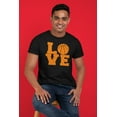 thumbnail image 3 of Old Glory Mens Basketball Love Short Sleeve Graphic T Shirt, 3 of 6