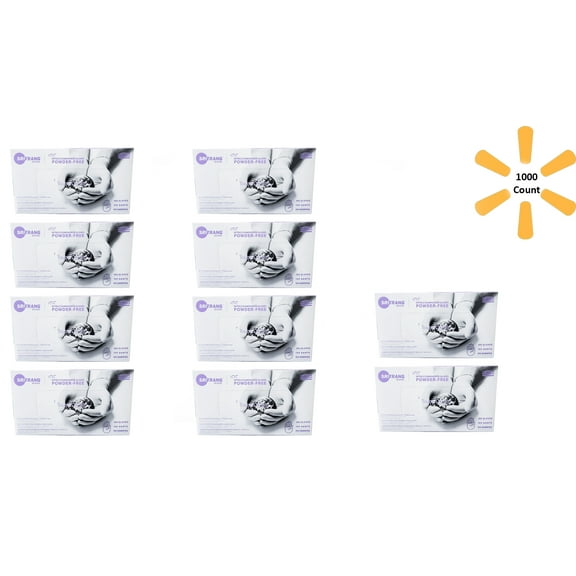 Sritrang Nitrile Powder-Free Gloves, Large, Case of 1000