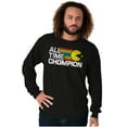 thumbnail image 5 of PACMAN Champion Hungry Foodie Long Sleeve TShirt Men Women Brisco Brands S, 5 of 6