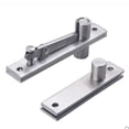 thumbnail image 1 of Door Pivot Hinge, 2pcs 360 Degree Rotation Hidden Door Shaft Pivot Hinges(130 X 25 Mm), 1 of 5