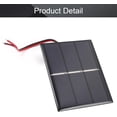 thumbnail image 4 of HUGFEGWE 1.5V 0.65W Polycrystalline Mini Solar Panel Module DIY for Light Toys Charger 60x80mm 1Pcs U2536-18170, 4 of 7