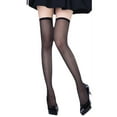 thumbnail image 5 of Sakmal Fleece Lined Black Tights Women Knee High Warm Pantyhose Soft Ladies Tight, 5 of 5
