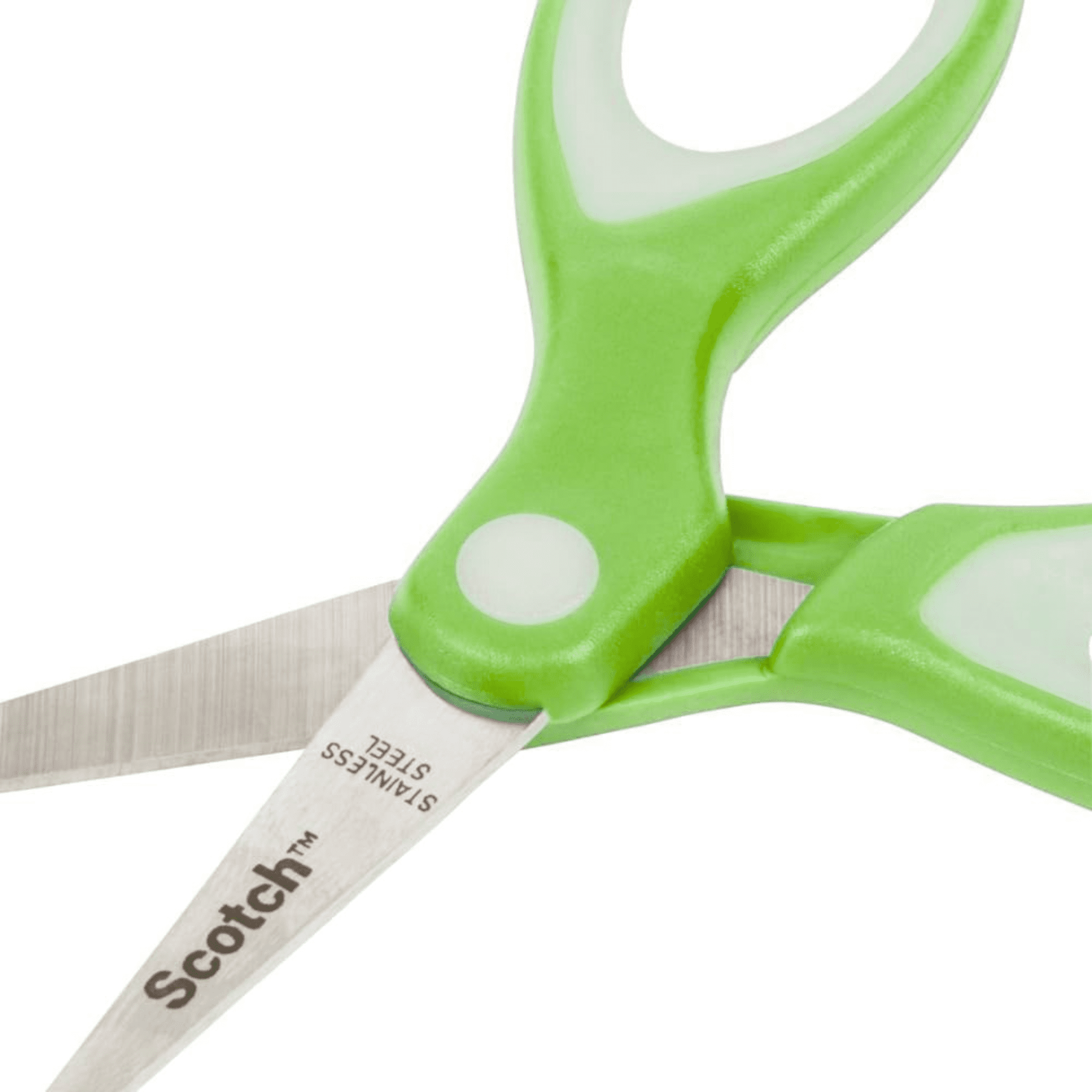 Scotch Kids Pointed Tip Scissors with Soft Touch Green 5 in.