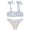 Marie Blue Stripe, variant on Disney Moana Women's 2-Piece Swimwear Bikini Set Beige Red Burgundy