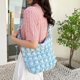 thumbnail image 5 of Bolso Hombro Plisado Acolchado Bordado Hilo Mujer Bolsos Cruzados Rojo, 5 of 9