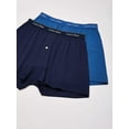 thumbnail image 3 of Calvin Klein Men's Cotton Classics Knit Boxer -3 Pack, Blue Assorted, XLarge, 3 of 5