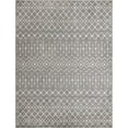 thumbnail image 5 of Unique Loom Tribal Trellis Collection Area Rug - Alaoui (10' 8" x 14' Rectangle Gray/Ivory), 5 of 11