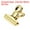 Gold, variant on Uxcell Metal Hinge Clip Clamp 24x22x16mm Small Binder Clips 30 Pack  Bronze