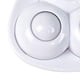 thumbnail image 2 of 4 poleas giratorias adhesivas sin ruido para contenedores, caja de almacenamiento, muebles (blanco B), 2 of 3
