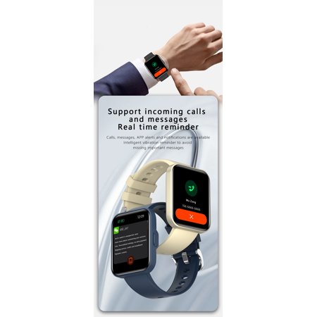 Montre Connectée Sport 1.69" - Fréquence Cardiaque, Sommeil, 24 Modes Sport, GPS Partagé, étanche IP68 - Pour Android Et IOS