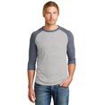 thumbnail image 1 of Playera alternativa para hombre 50/50 Dugout, Plateado/Azul marino vintage, XL Ropa alternativa 05057BP-040, 1 of 1