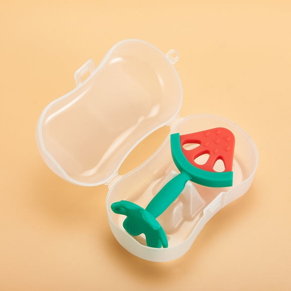 Caja de almacenamiento de chicles para dientes de bebé, palillos para dientes de bebé, chicles para dientes de bebé, opcional