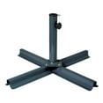 thumbnail image 1 of CorLiving Adaptable Dark Grey Steel T-Shaped Patio Umbrella Stand, 1 of 4