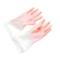 thumbnail image 3 of 3 pares de guantes de limpieza reutilizables para lavavajillas, guantes de goma para trabajo doméstico degradados, S, transparente Feliz Sencillez, 3 of 5