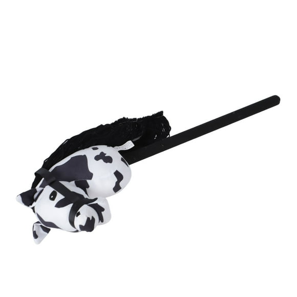 Stick Horse Plush Toy, 70cm Sounds Plush Toy Dark Stick Horse Outdoor Cute Expression 2 Sound Effect Outdoor Stuffed Stick Horse