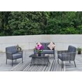 thumbnail image 1 of 4-Piece Patio Conversation Set, 1 of 9