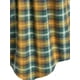 thumbnail image 4 of Camiseta Talla Extra Panel a Cuadros Botones Rosegal Mangas largas de talla grande, 4 of 5