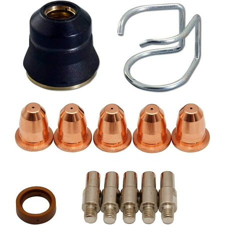 

Leke S25 S45 Plasma Cutter Torch Consumable PR0110 Electrode PD0116-08 Tips Kit 13pcs