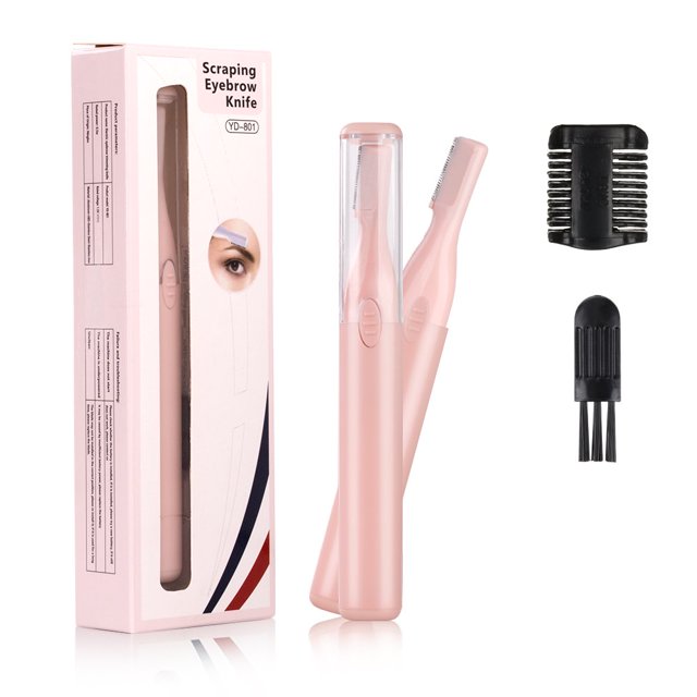 CHOK Tondeuse à Sourcils Électrique Mini Rasoirs d'Épilation pour Femmes Peau Sensible
