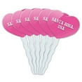 thumbnail image 1 of Santa Rosa USA Heart Love Cupcake Picks Toppers - Set of 6, 1 of 1