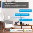thumbnail image 3 of Tp-Link Tapo Apple Homekit Smart Plug Mini Diseño Compacto 15A/1800W Max Configuración Súper Fácil Funciona Con Siri Alexa Y Google Home Certificación Ul 2.4G Wi-Fi Solo Blanco Tapo P125 (Paquete De 4, 3 of 5