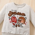 thumbnail image 6 of Toddler Baby Boy Clothes Fall Winter Outfit Long Sleeve Sweatshirt Tops Stretch Pants Playwear Set Baby Boy Clothes Toddler Boy Winter Outfits Set 12 18 Months 2T 3T 4T,Light Gray,2-3 Years, 6 of 9