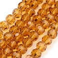 thumbnail image 5 of GKNET 10Strands Crystal Glass Beads Faceted Round 4/6/8mm Multi-Color Spacer Beading-8mm (70pcs/strand)-Goldenrod, 5 of 6