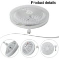 thumbnail image 3 of Compact E27 Ceiling Fan Light with Remote Control for Efficient Air Circulation, 3 of 8