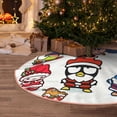 thumbnail image 2 of Lsque Sanrio Print Christmas Tree Skirt with Ties and Velcro,Xmas Holiday Decorations, Adjustable Tree Skirt-30", 2 of 6