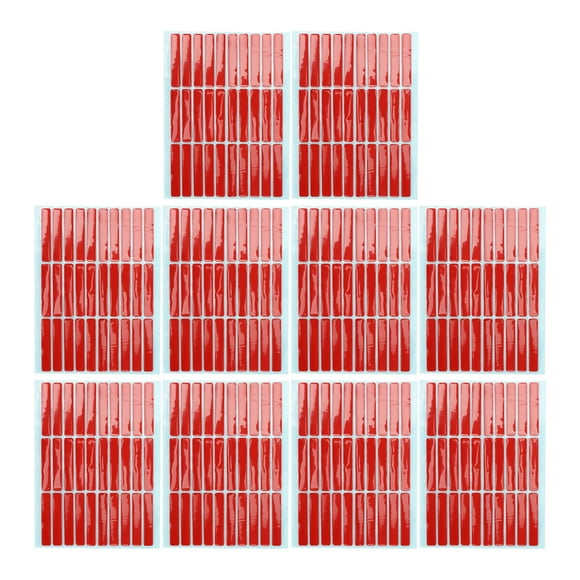Cinta de montaje para puntas de uñas, 10 hojas de cinta de doble cara para decoración de uñas, cinta de montaje para decoración de uñas diseñada a medida